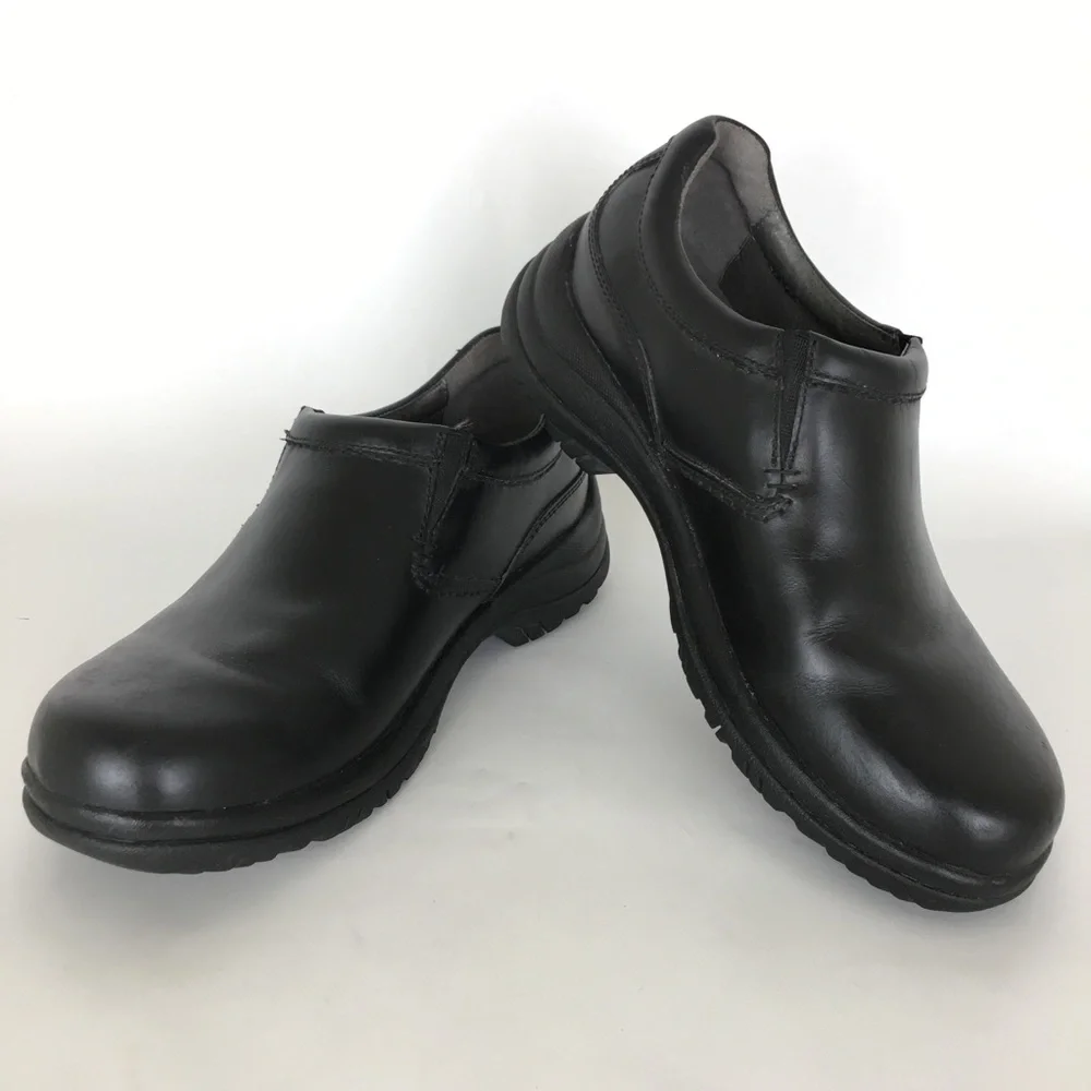 DANSKO Wynn Leather Clog Slip On Non Slip Black Men's Shoes U.S. 9.5-10 EU 43
